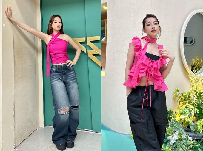 Diện mốt lộ nội y, áo bó sát cơ thể đẹp như Chi Pu tại Đạp Gió 2023-1