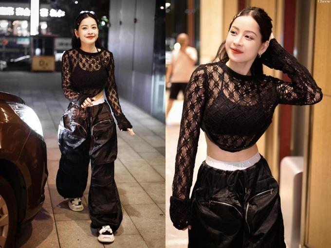 Diện mốt lộ nội y, áo bó sát cơ thể đẹp như Chi Pu tại Đạp Gió 2023-5
