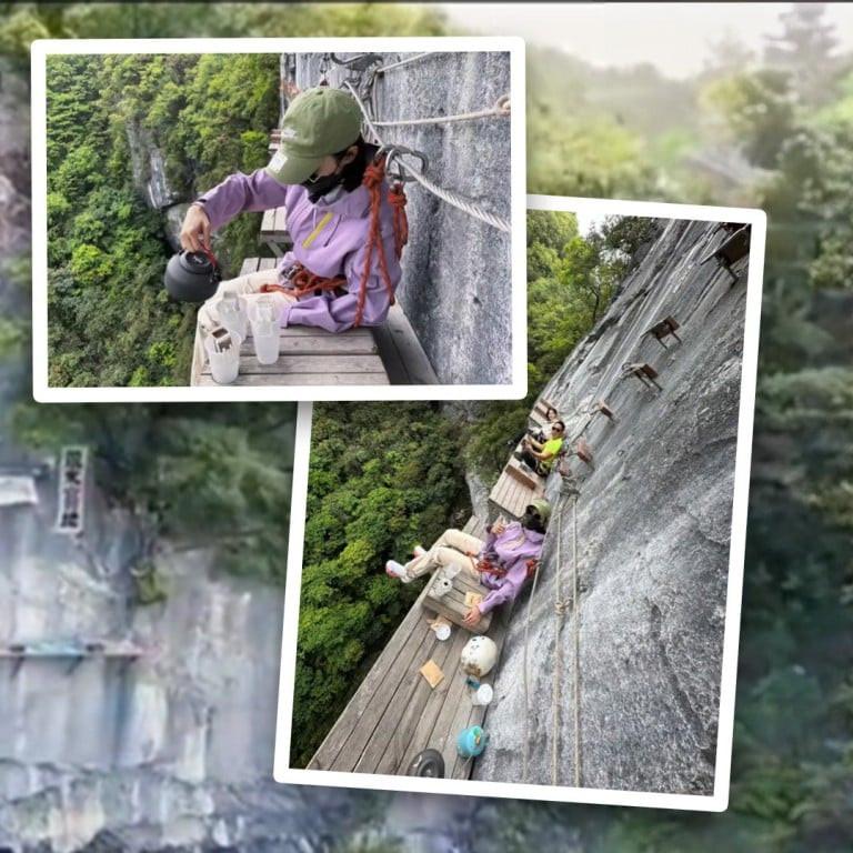 Quán cà phê chênh vênh trên vách đá cao 200m, thách thức bất cứ ai ưa mạo hiểm-1