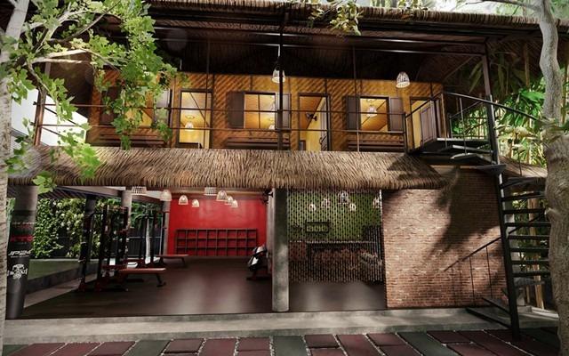 Tình cũ Ngô Thanh Vân bất ngờ khoe chòi lá đẹp như resort - một võ đường đẳng cấp-5