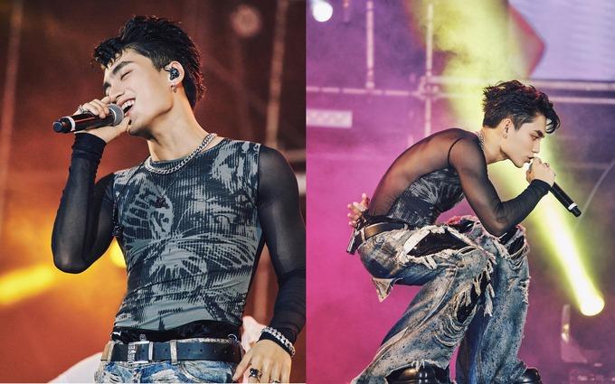 Phong cách diện đồ xuyên thấu, bó sát cơ thể của MONO-4