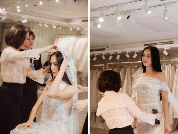 Hé lộ lễ ăn hỏi ngập sắc đỏ mẫu đơn của Vũ Ngọc Anh và Cường Seven-8