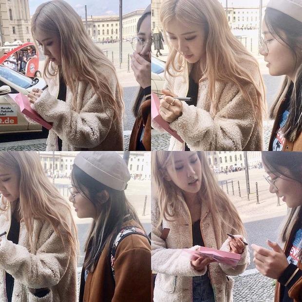 Fan Việt Ttiếp cận BLACKPINK: Chụp cùng Rosé, Jennie hệt bạn thân, trao hoa rồi chạm tay Jisoo-8