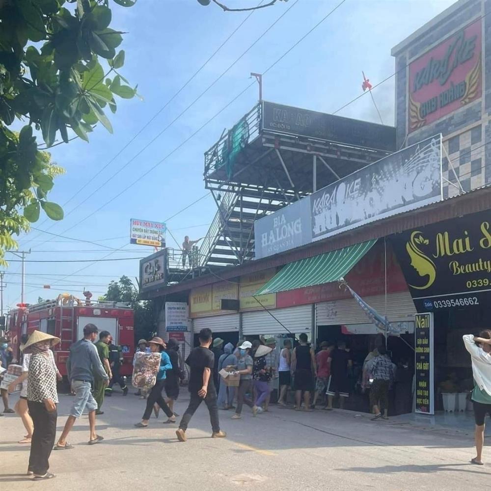 Cháy tại quán karaoke đang bị đình chỉ hoạt động ở Hải Phòng-1