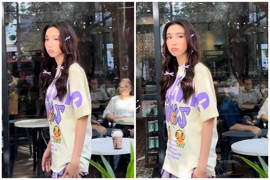 Nhan sắc Hoa hậu Thùy Tiên từ camera 'người qua đường' chụp