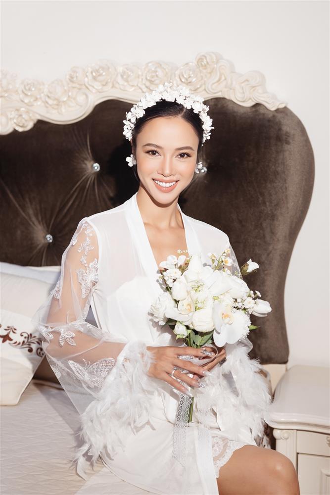 Cô dâu Vũ Ngọc Anh đẹp kiêu sa trong chiếc váy cưới trước thềm hôn lễ-1