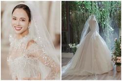 Cô dâu Vũ Ngọc Anh đẹp kiêu sa trong chiếc váy cưới trước thềm hôn lễ