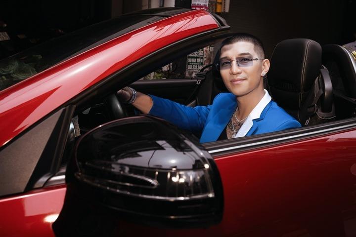 Cường Seven lái xe mui trần đi rước dâu-4