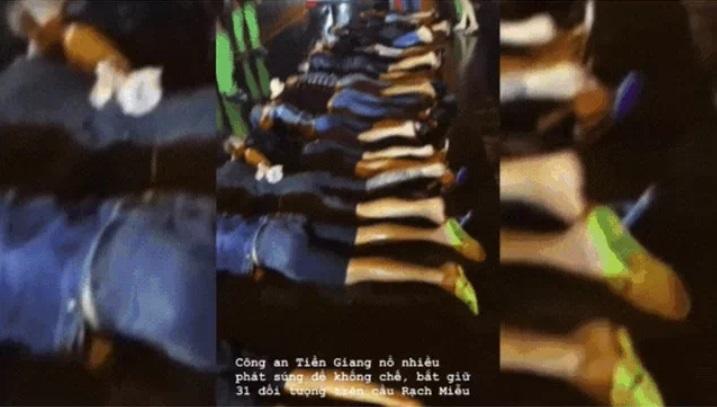 Băng giang hồ mang súng, áo chống đạn bị bắt trên cầu Rạch Miễu khai gì?-1