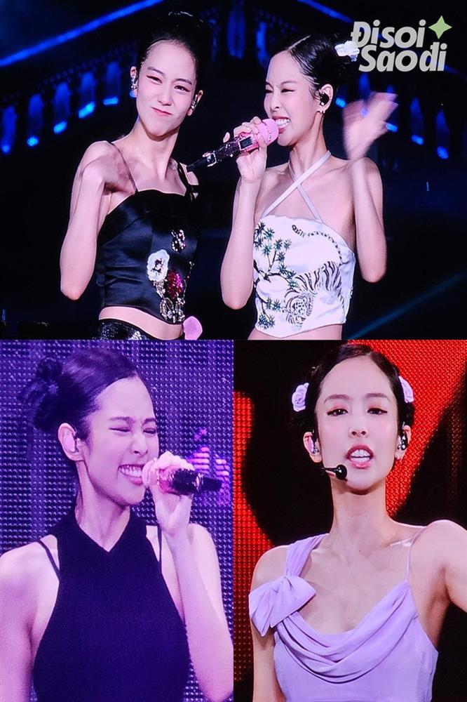 Riêng mình Lisa xõa tóc, Jennie là bà hoàng ruy băng trong Born Pink Hà Nội ngày 2-2