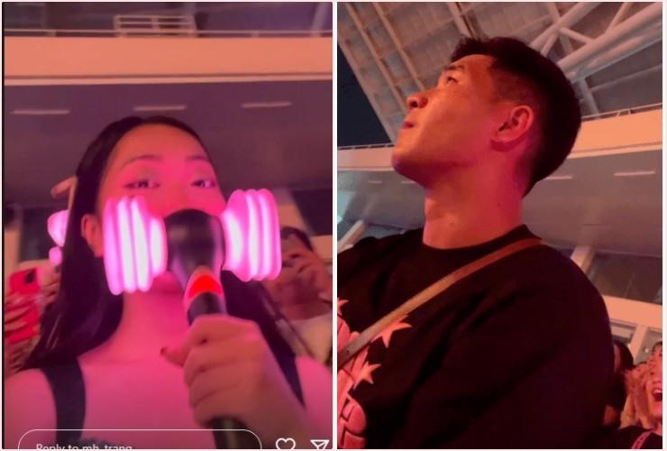 Đưa vợ và bạn gái đi xem BLACKPINK, biểu cảm của Độ Mixi, Đoàn Văn Hậu gây bão-4