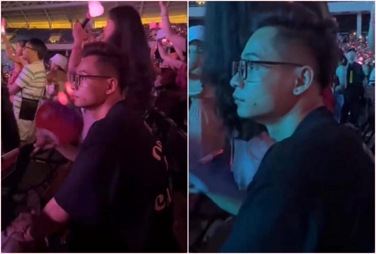 Đưa vợ và bạn gái đi xem BLACKPINK, biểu cảm của Độ Mixi, Đoàn Văn Hậu gây bão-6