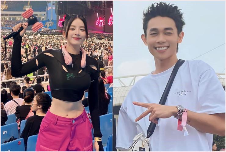 Đưa vợ và bạn gái đi xem BLACKPINK, biểu cảm của Độ Mixi, Đoàn Văn Hậu gây bão-9