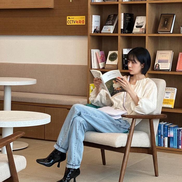 Nữ diễn viên phim Hoàng Hậu Ki có phong cách trẻ trung ở tuổi 33-6