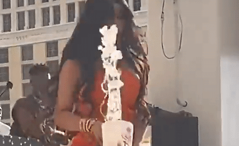 Nữ ca sĩ ném micro vào đầu khán giả có thể bị kết tội bạo hành-1