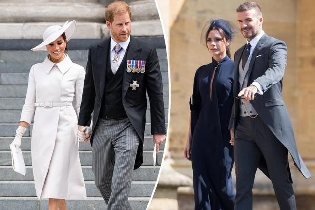 Vợ chồng Beckham cạch mặt Harry và Meghan-1