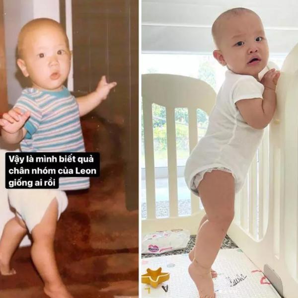 Đến thăm bố mẹ chồng, Hồ Ngọc Hà hé mở ảnh ấu thơ Kim Lý, khán giả gọi tên bé Leon-4