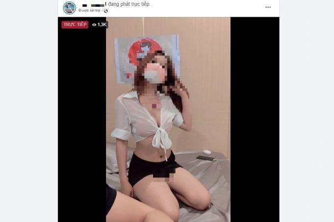 Môi giới bán dâm công khai trên livestream Facebook-1