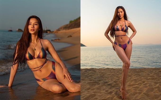 Dàn hoa hậu, á hậu Việt khoe thân hình nóng bỏng với kiểu bikini gì?-9