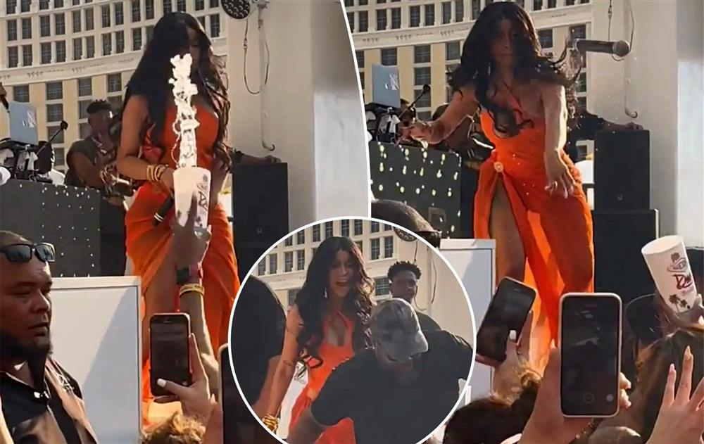 Số đo 3 vòng khủng của nữ ca sĩ ném micro vào đầu khán giả-1