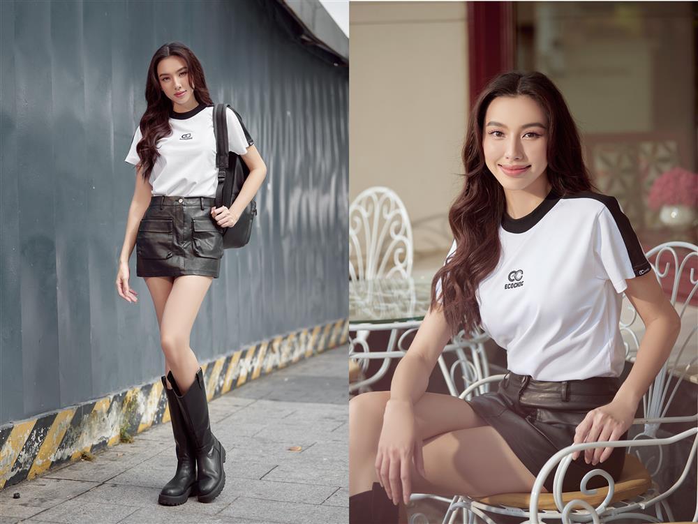 Nguyễn Thúc Thùy Tiên ngọt ngào, tươi trẻ trong trang phục Ecochic-3