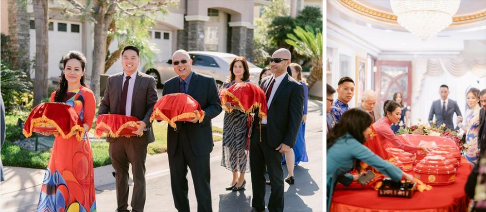 Đám cưới của cặp đôi Việt trên đất Mỹ, đội hình bê lễ đặc biệt-1