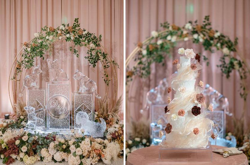 Đám cưới của cặp đôi Việt trên đất Mỹ, đội hình bê lễ đặc biệt-6