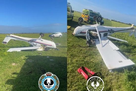 Máy bay đâm chết ngựa vì cất cánh bất thành