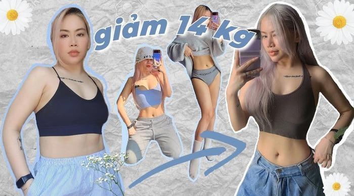Cô gái giảm ngoạn mục 14kg trong 2 tháng, nhìn vòng eo là thấy khổ luyện-1