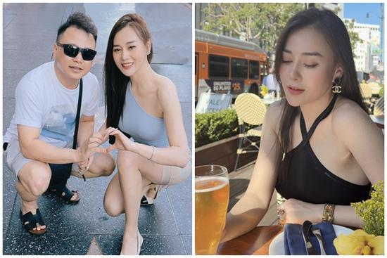 Phương Oanh rạng rỡ đi trăng mật với Shark Bình tại Mỹ
