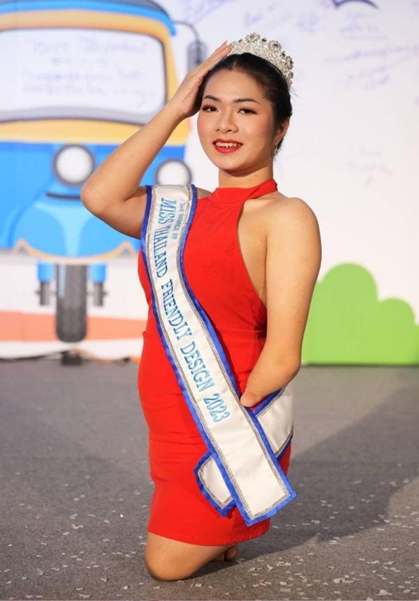 Quá khứ khó khăn của người đẹp cụt 2 chân, 1 tay mới thi hoa hậu-7