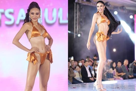 Bikini của thí sinh Hoa hậu Hoàn vũ Thái Lan bị chê phản cảm