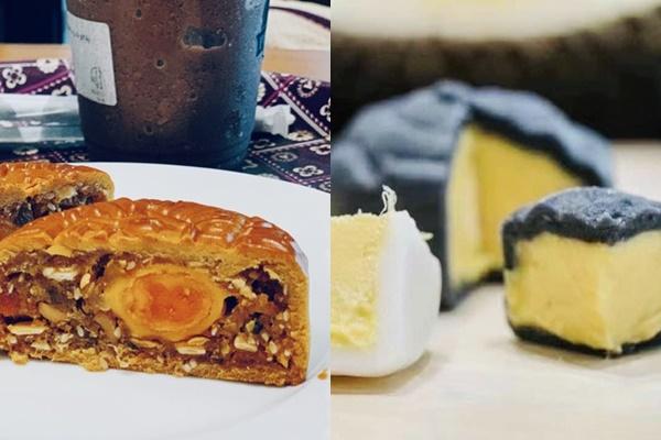 Hướng dẫn chi tiết cách làm bánh Trung thu tinh than tre nhân trà xanh trứng muối-6