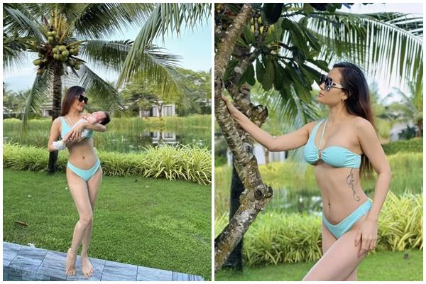 Phương Trinh Jolie đáp trả khi bị mỉa mai vì mặc bikini hậu sinh nở-9