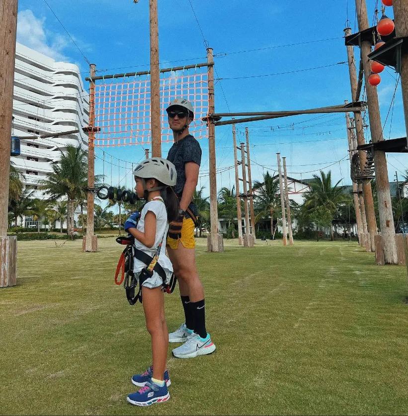 Hà Tăng tiết lộ môn thể thao các con yêu thích, giúp khỏe mạnh, chân dài giống mẹ-2