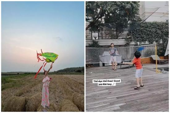 Hà Tăng tiết lộ môn thể thao các con yêu thích, giúp khỏe mạnh, 'chân dài giống mẹ'