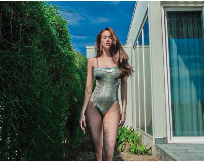 Mỹ nhân Việt tự tin diện bikini, khoe bụng phẳng lì sau 1 tháng sinh con-4