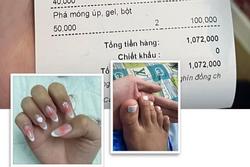 Cô gái Sài Gòn làm nail mất 6 tiếng, hóa đơn tiền triệu nhưng thành quả 'cười ra nước mắt'
