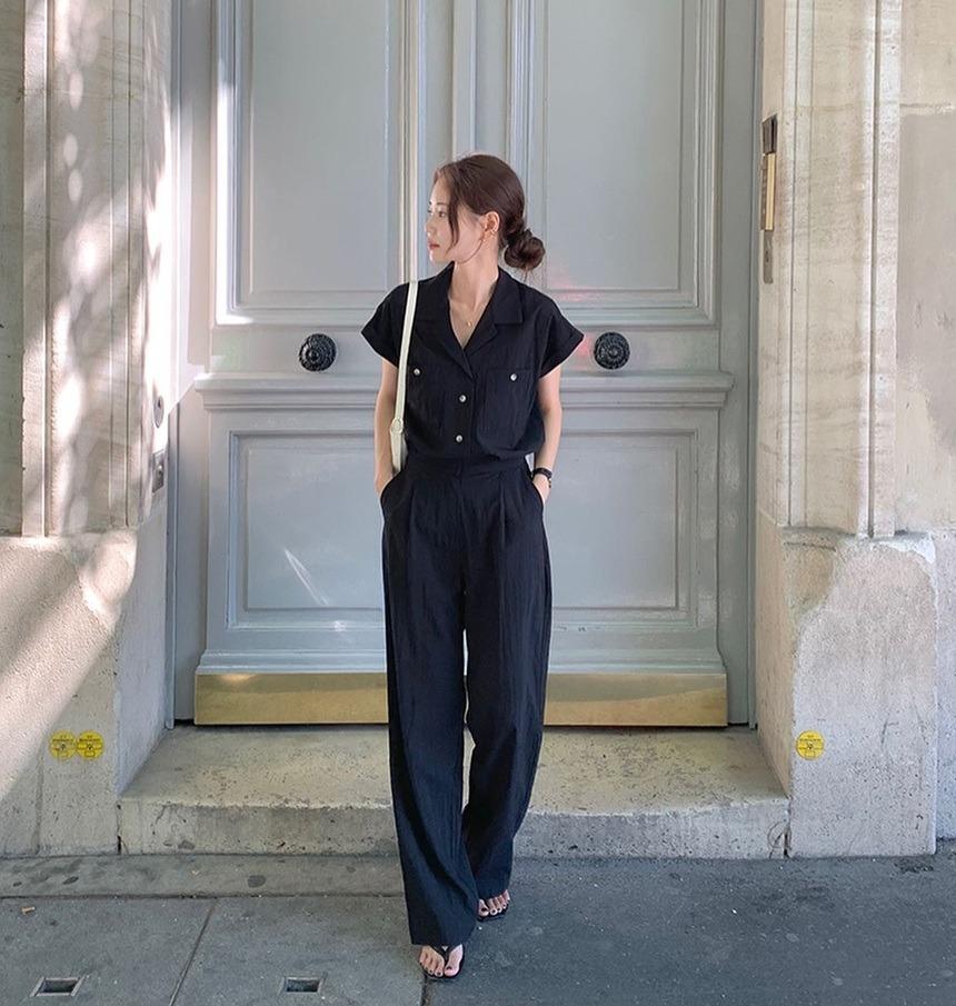 Cách phối áo sơ mi và quần ống rộng đẹp như Á hậu Tú Anh-10