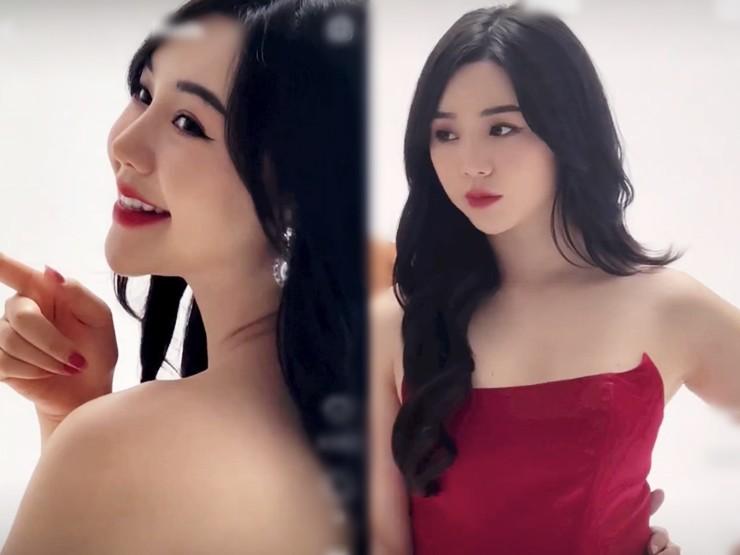 Quỳnh Kool thường mặc váy 2 dây, áo trễ vai dù lộ khuyết điểm bắp tay to-1