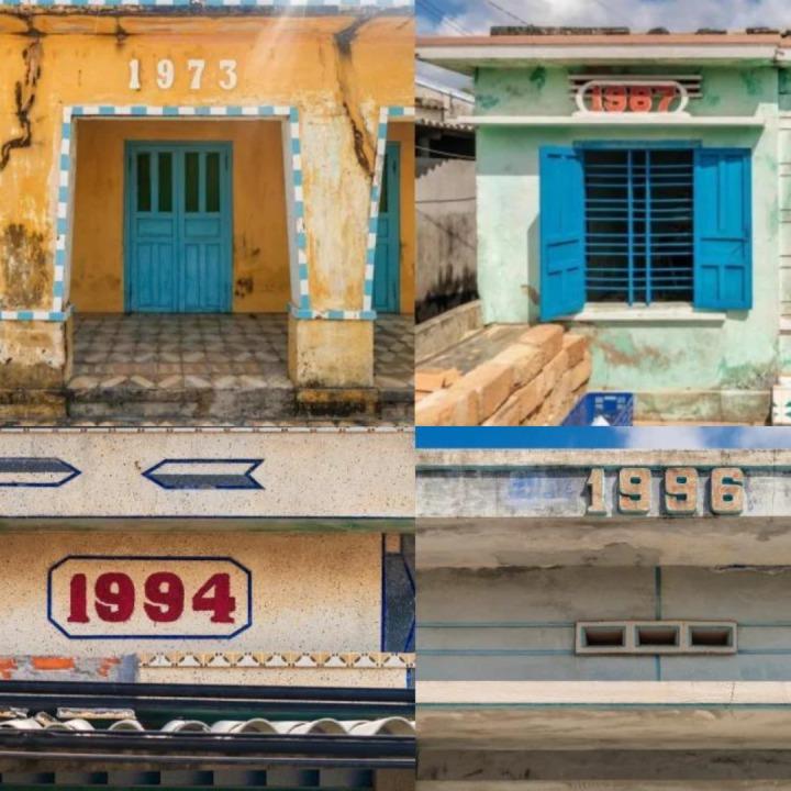 Vì sao nhiều ngôi nhà cũ sơn hoặc đắp nổi số năm 1979, 1983... ở phía trước?-1