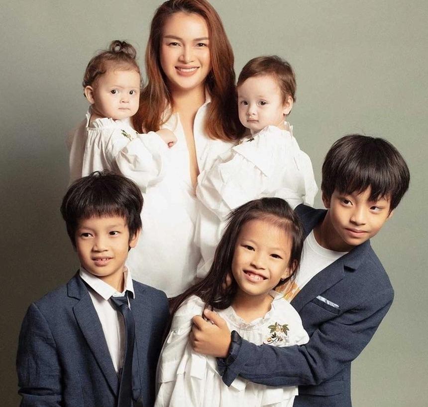 Á hậu Diễm Châu: Một mình nuôi 5 con nhỏ dù chưa từng kết hôn-1