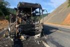 Xe giường nằm cháy rụi trên cao tốc La Sơn – Túy Loan, hành khách thoát nạn