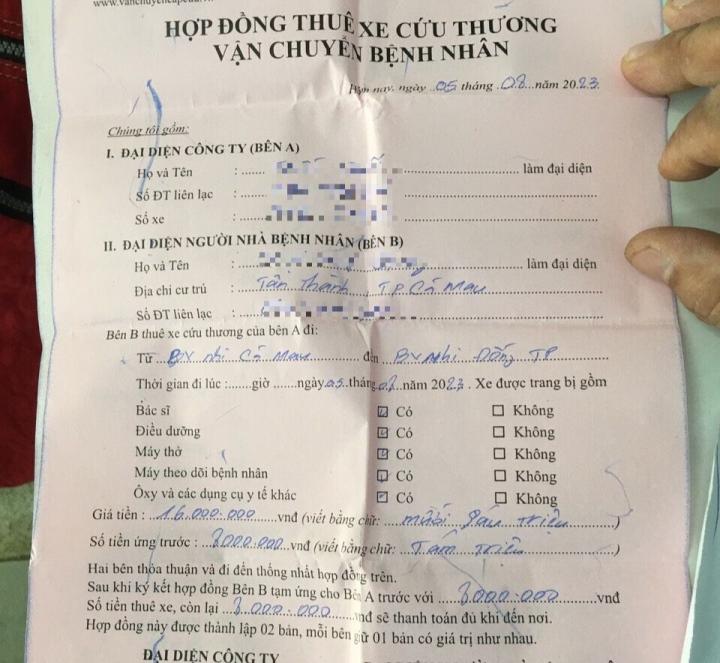 Vụ cha định đặt thi thể con vào thùng xốp đưa về quê: Nhà xe cấp cứu nói gì?-1