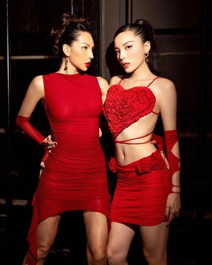 Minh Triệu - Kỳ Duyên chuộng phối đồ bó sát gợi cảm khi xuất hiện cùng nhau-8