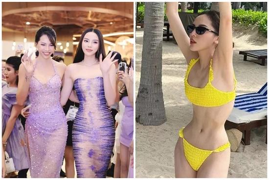 Minh Triệu - Kỳ Duyên chuộng phối đồ bó sát gợi cảm khi xuất hiện cùng nhau