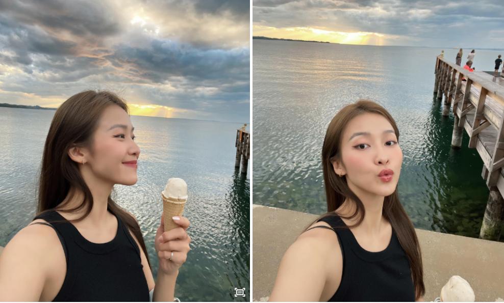 Vợ Thanh Sơn vi vu trời Tây, khoe gu thời trang khiến fan trầm trồ-2