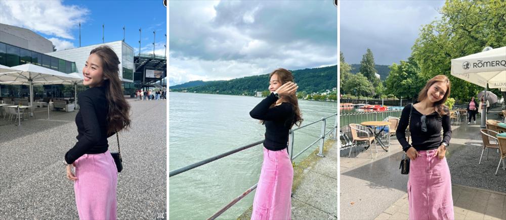 Vợ Thanh Sơn vi vu trời Tây, khoe gu thời trang khiến fan trầm trồ-8