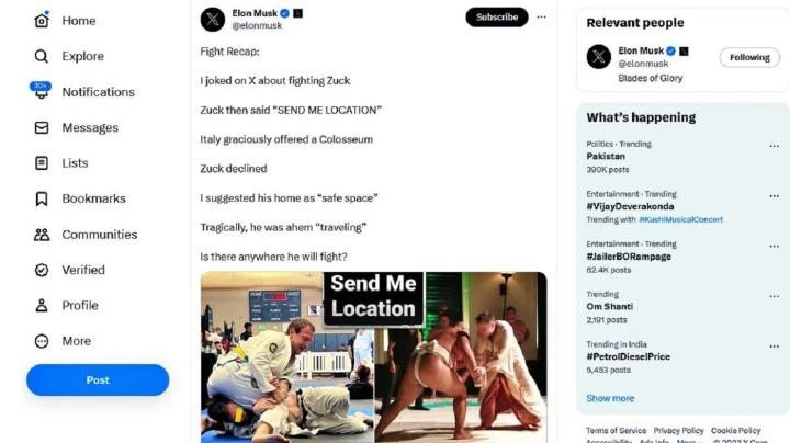 Diễn biến mới gây sốc vụ tỷ phú Elon Musk đấu lồng với Mark Zuckerberg-2