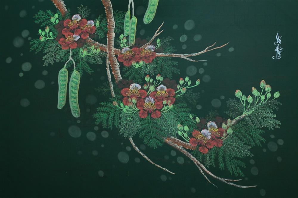 Thầy giáo cơ bắp TPHCM có biệt tài vẽ tranh bằng phấn sống động-13